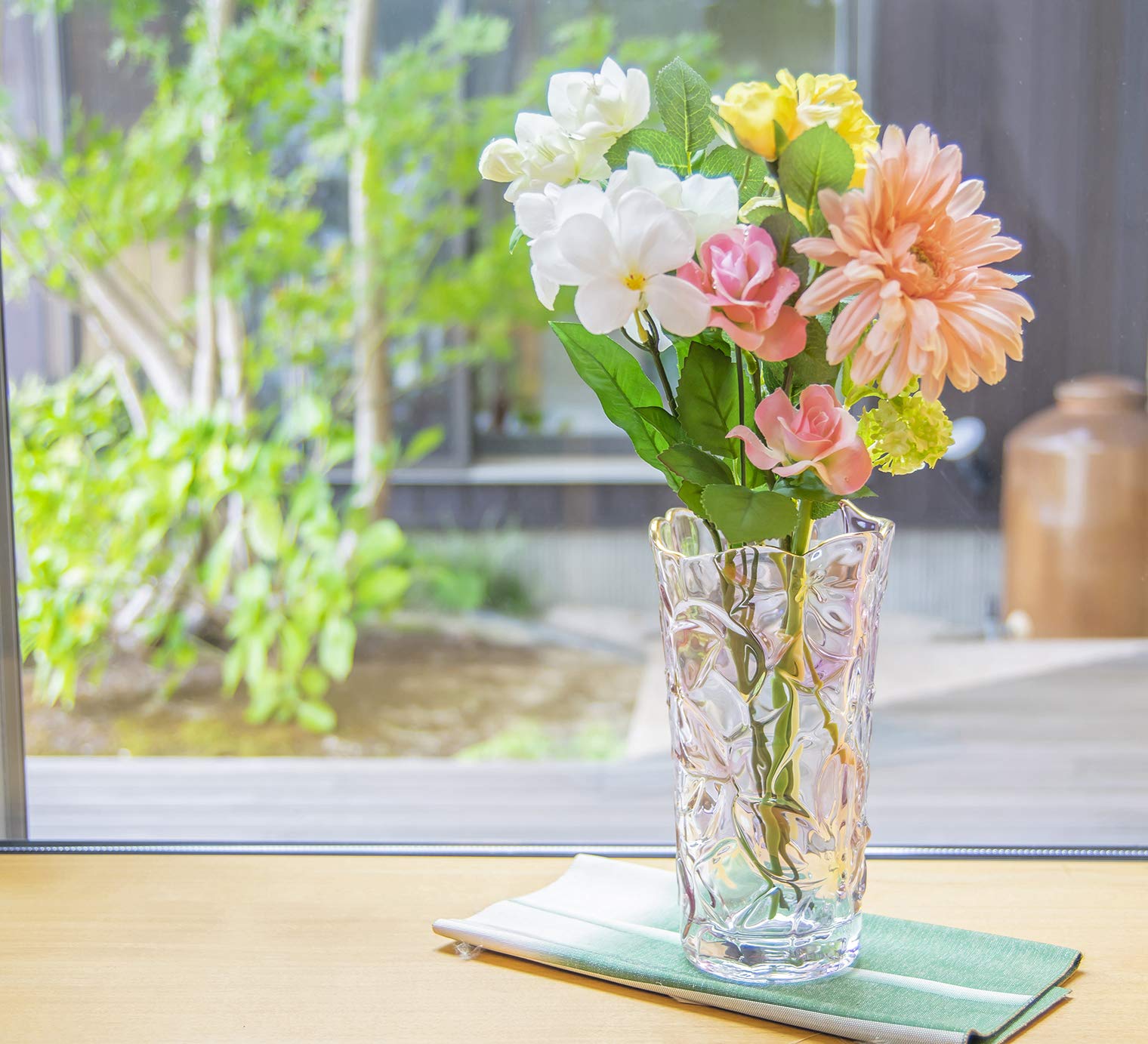 アデリア花瓶 フラワーベース アデリア石塚硝子クリスタルガラス